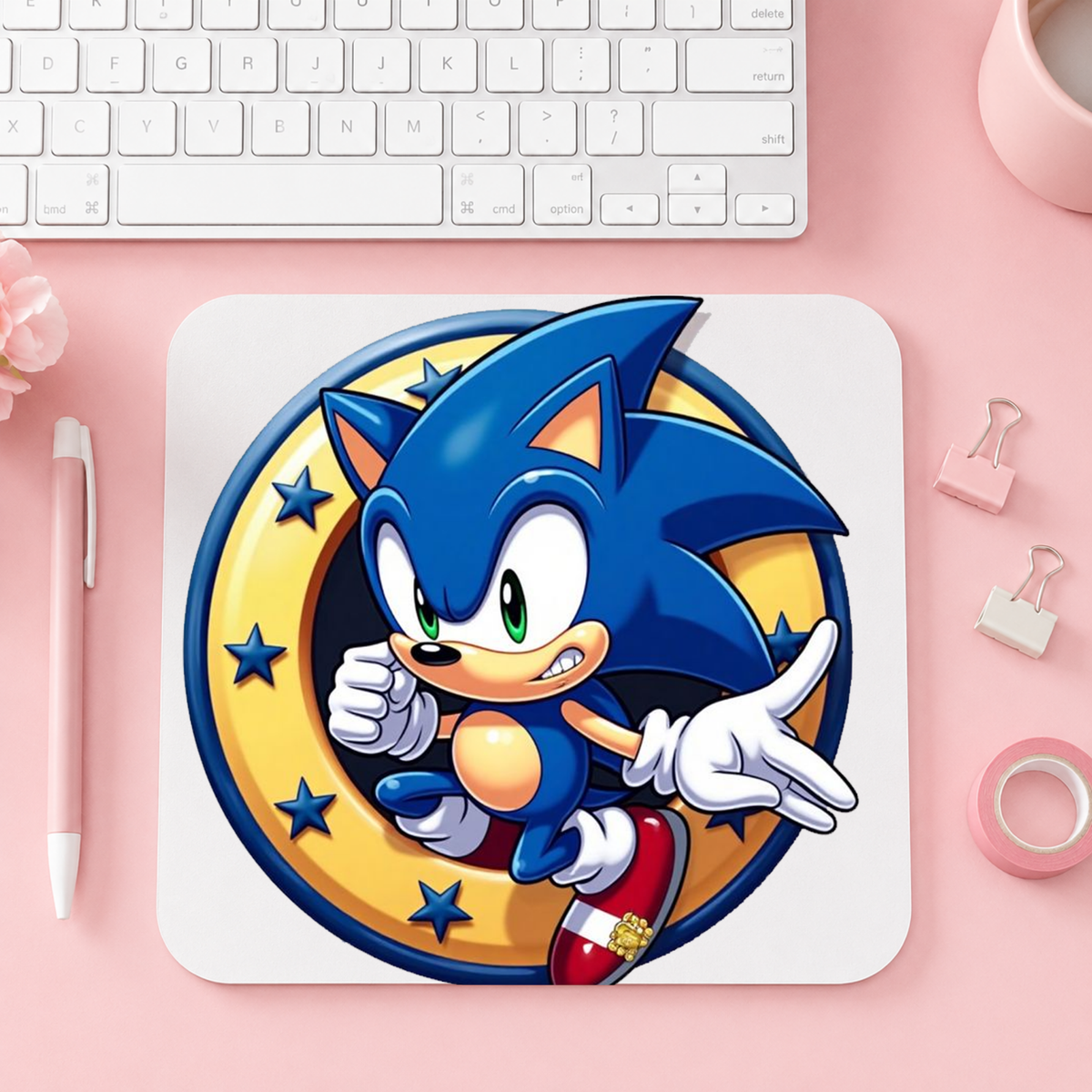 Retro Sonic Gaming | Musmatta | 20cm x 24cm