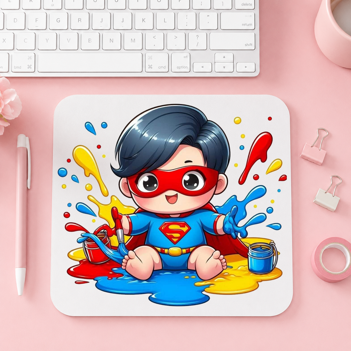 Cute Baby Superman | 20cm x 24cm