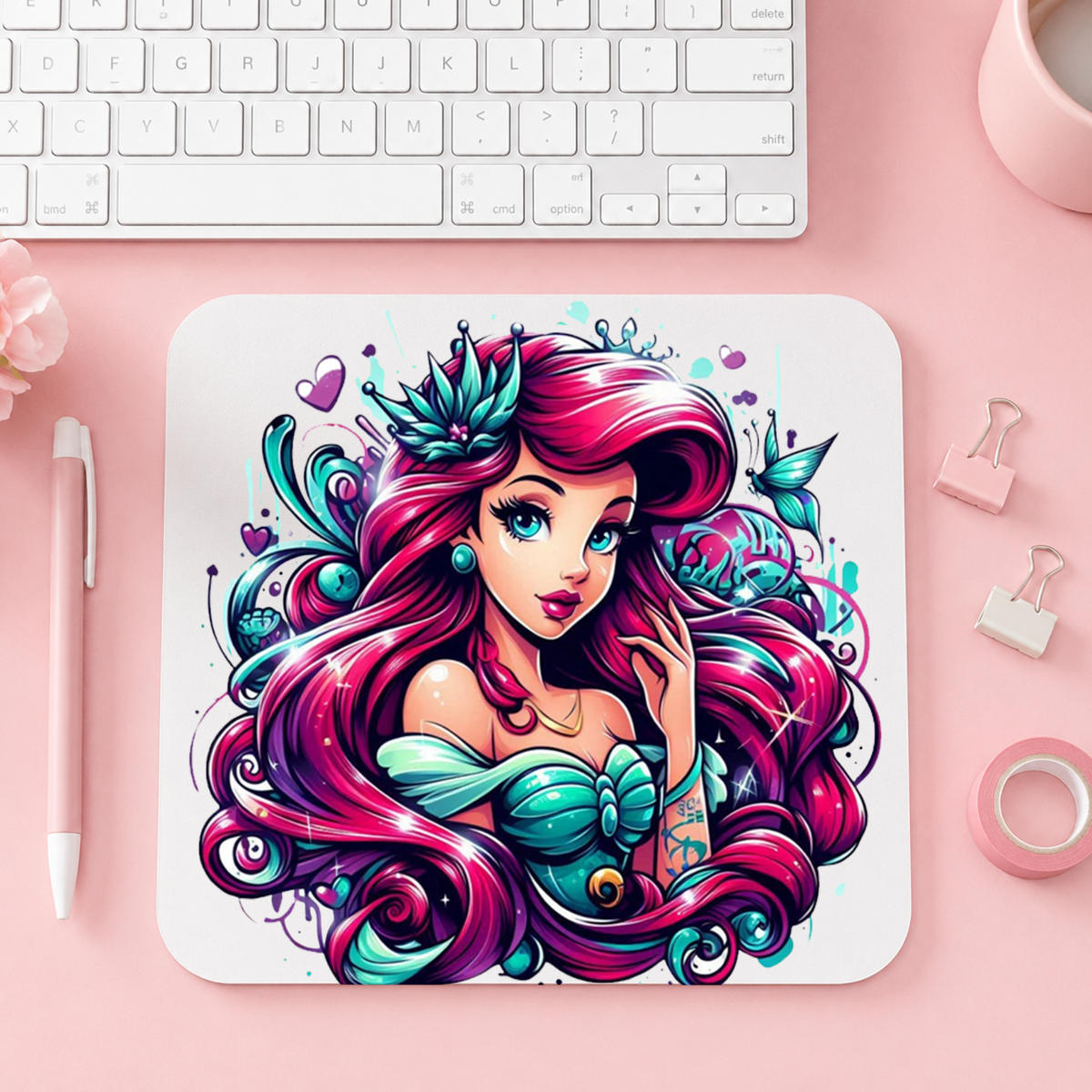 Princess Ariel Splash | Musmatta | 20cm x 24cm