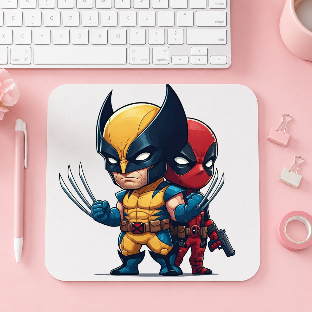 Söt Marvel Duo Edition | Musmatta | 20cm x 24cm