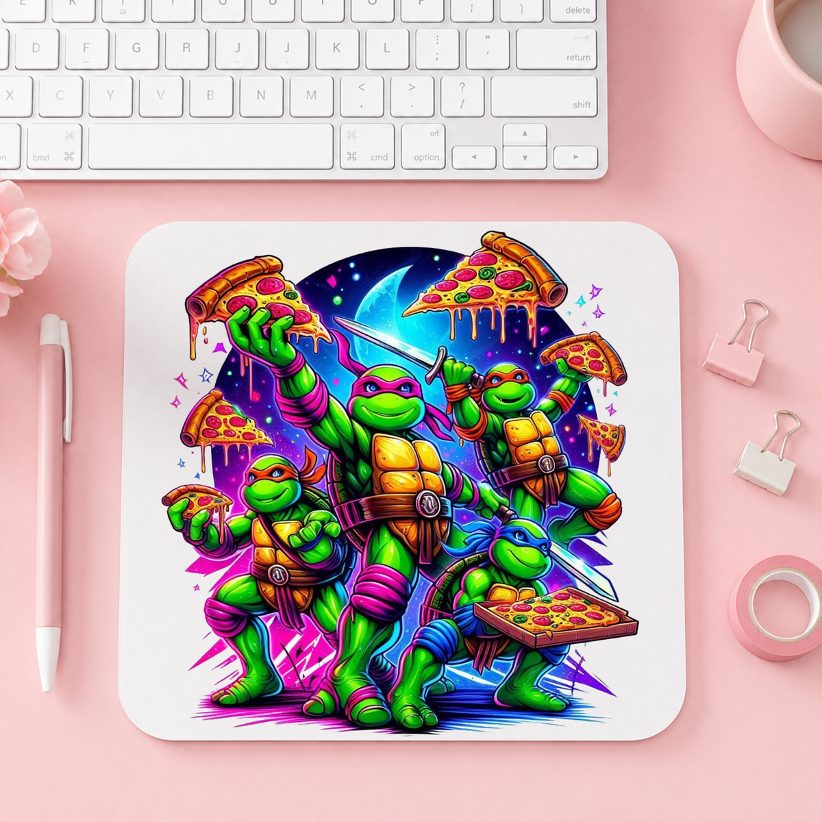 Ninja Turtles Pizza Party | Musmatta | 20cm x 24cm