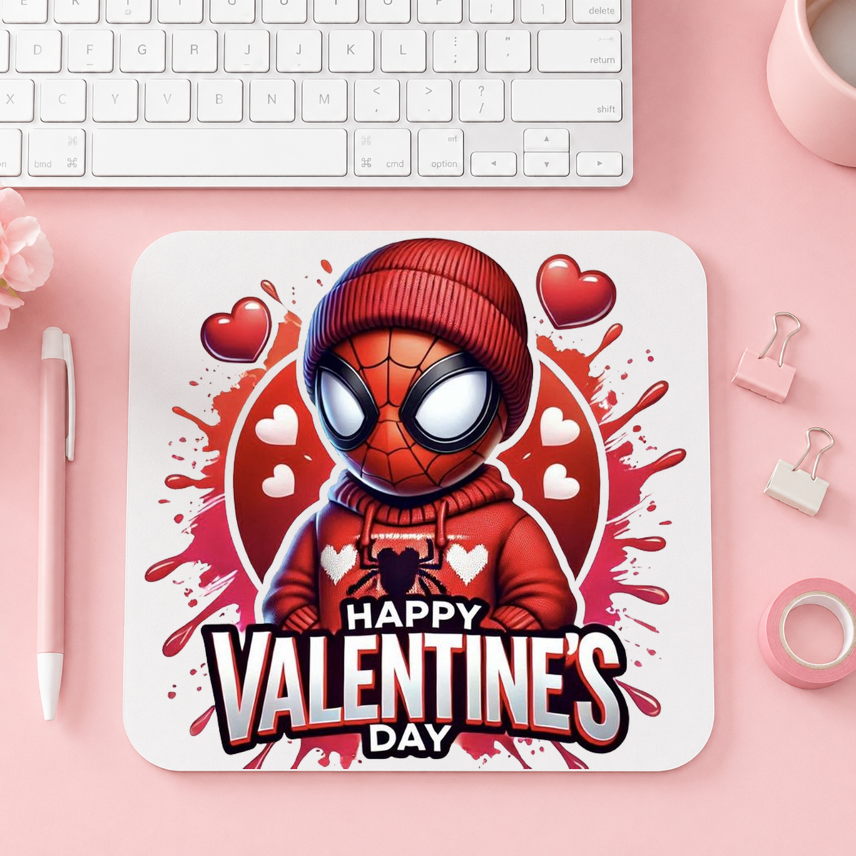Spider-Man Happy Valentine's Day | Musmatta | 20cm x 24cm