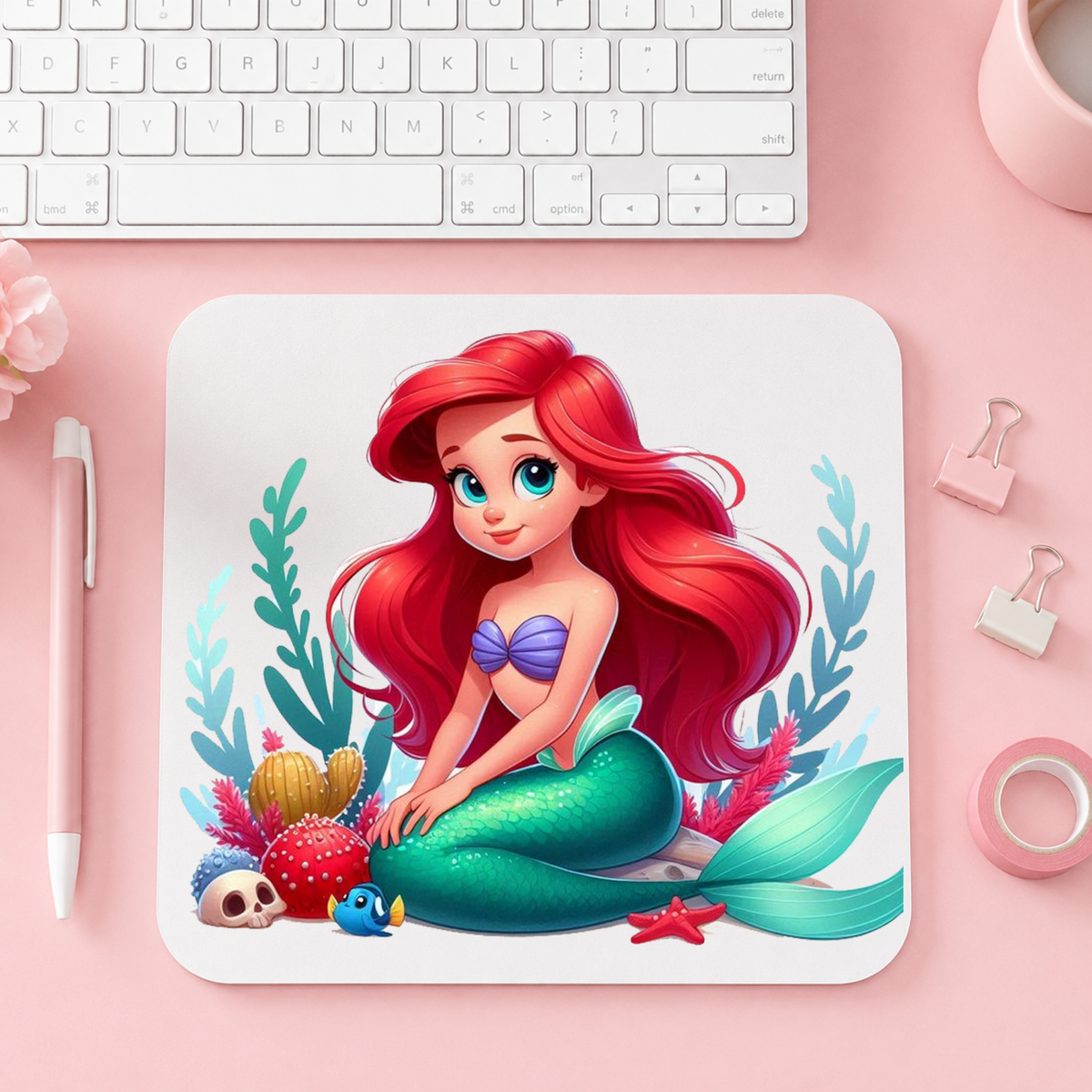 Princess Ariel The Little Mermaid | Musmatta | 20cm x 24cm