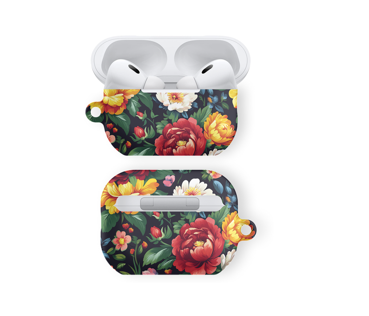 Classic Dark Floral - Airpods Skal
