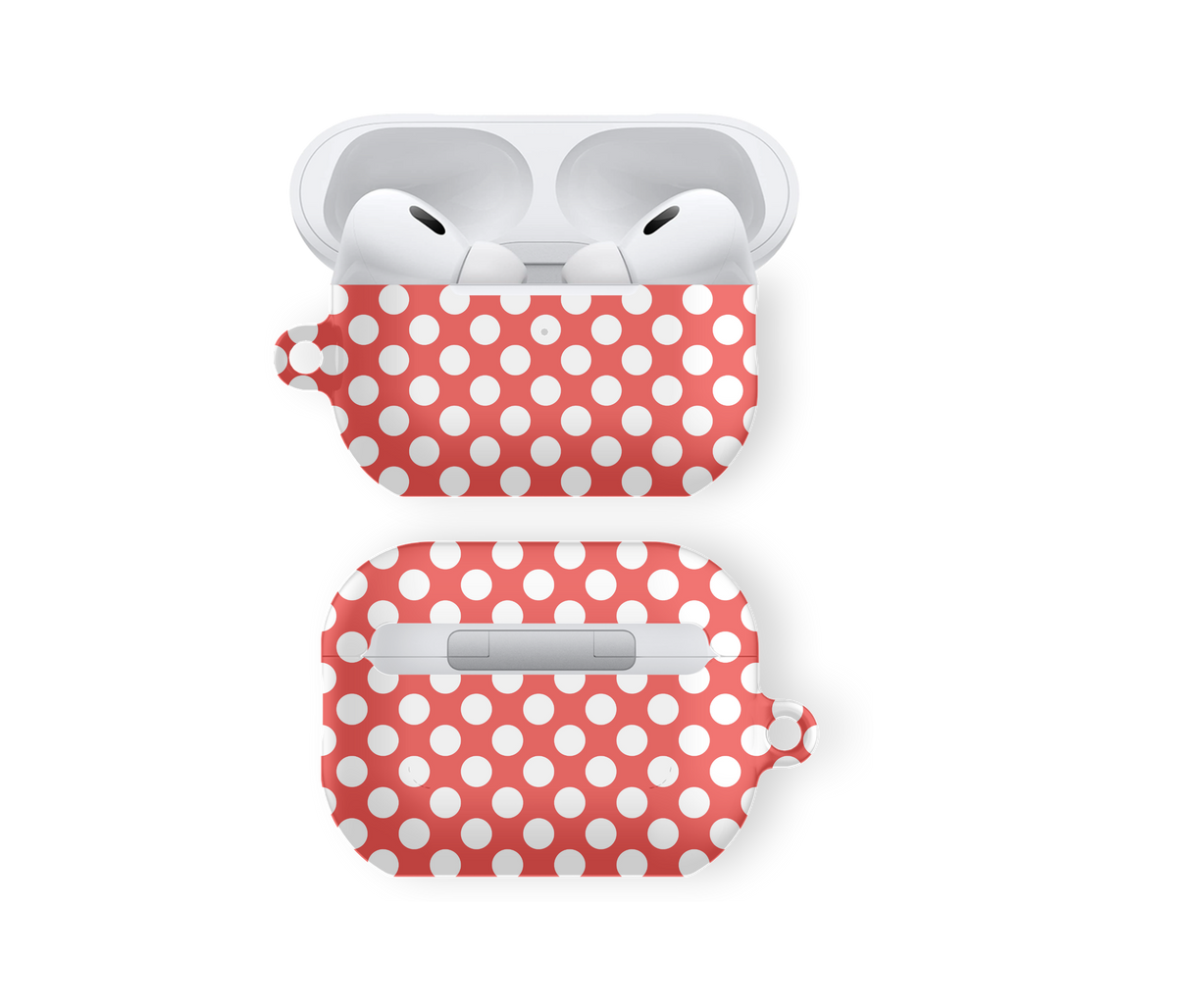 Classic Polka Red - Airpods Skal