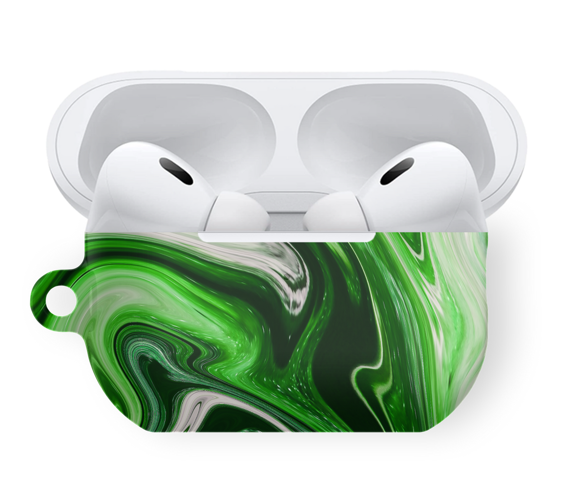 Green Marble - Airpods Skal