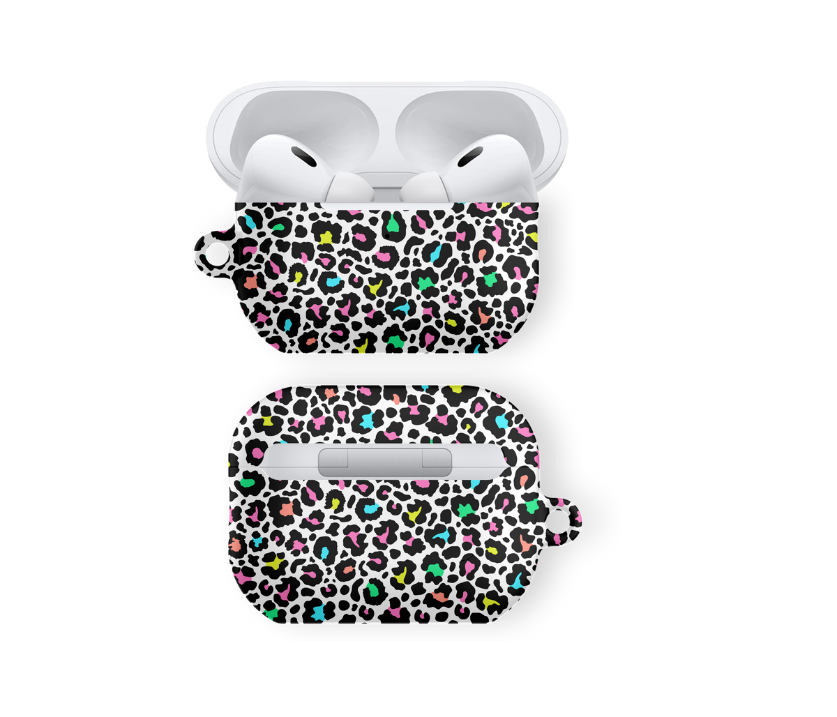 Neon Leopard - Airpods Skal