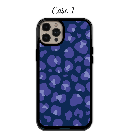 Sapphire Glitter Leopard | iPhone | Samsung | Huawei | Google Pixel | Xiaomi