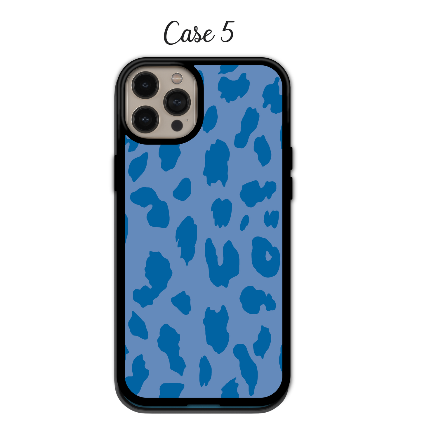 Electric Blue Leopard | iPhone | Samsung | Huawei | Google Pixel | Xiaomi