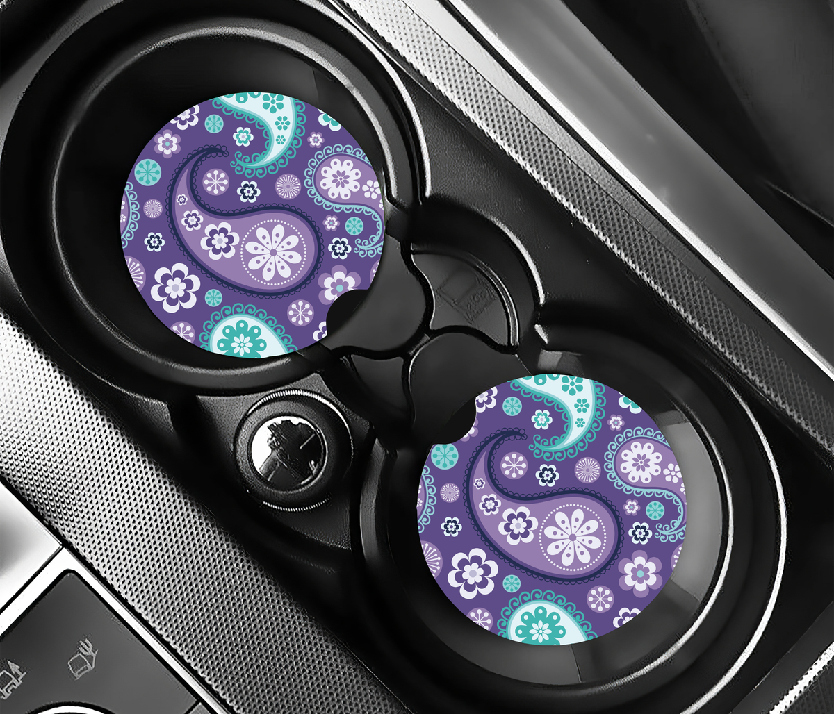 Floral Harmony (2-pack) Bilunderlägg för mugghållare
