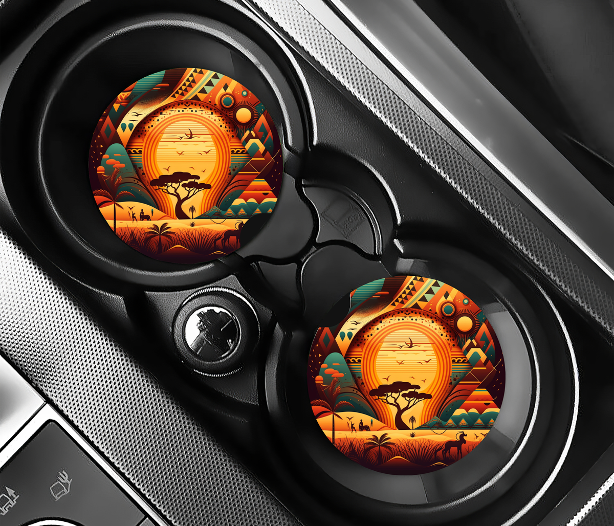 Safari Horizon Edition (2-pack) Bilunderlägg för mugghållare