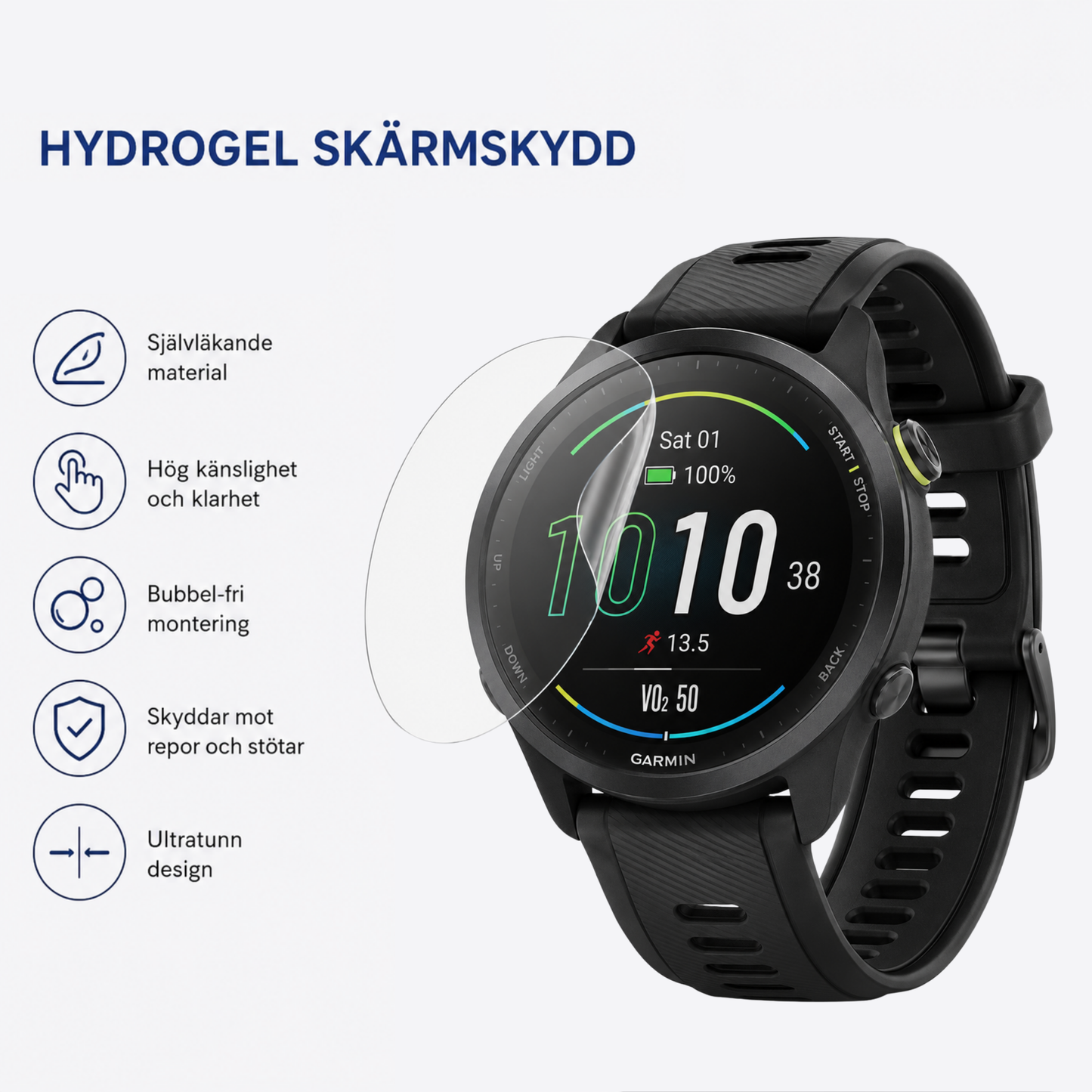 6 Pack - Garmin Ultratunn Skärmskydd