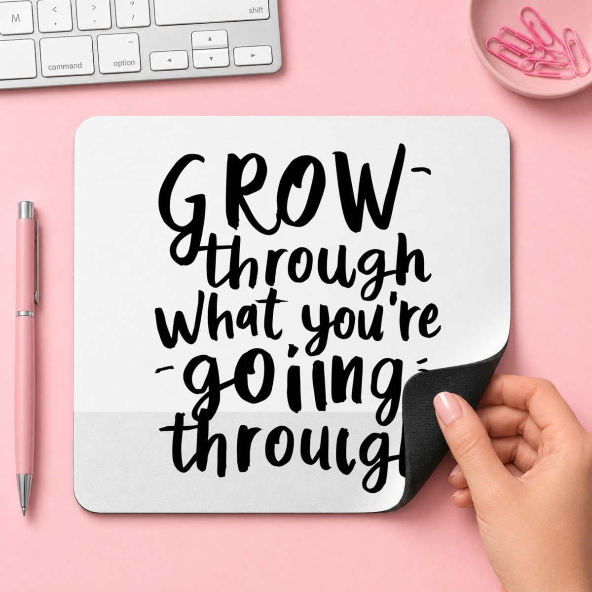 GROW through what you're goiing throuig | Musmatta | 20cm x 24cm