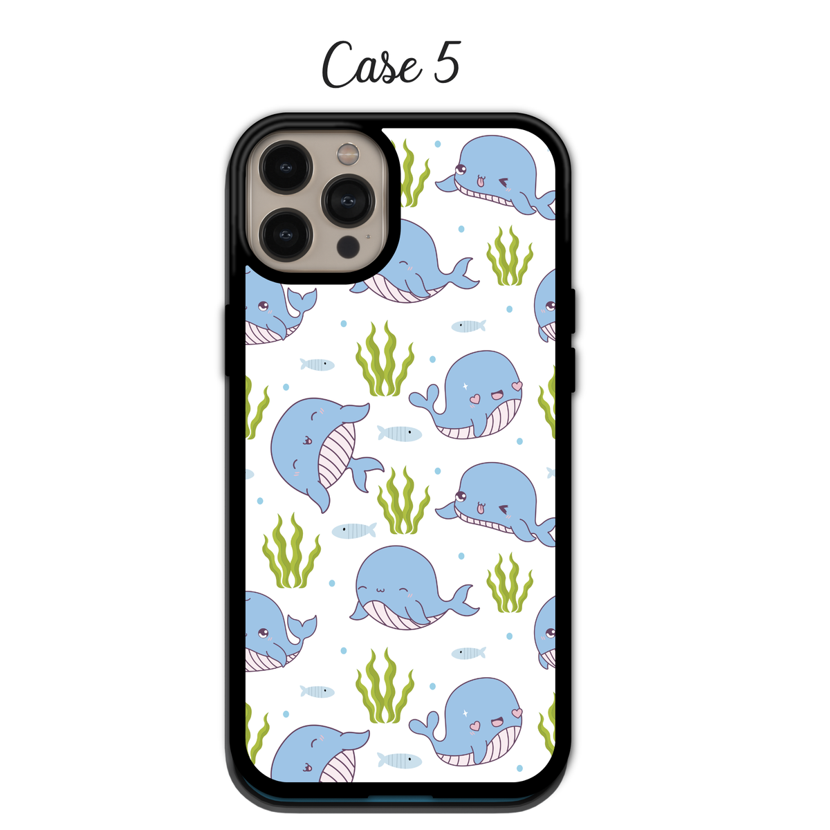 Wildflower & Whale Splash | iPhone | Samsung | Huawei | Google Pixel | Xiaomi