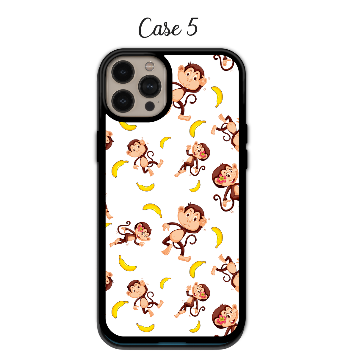 Playful Monkey & Banana Delight | iPhone | Samsung | Huawei | Google Pixel | Xiaomi