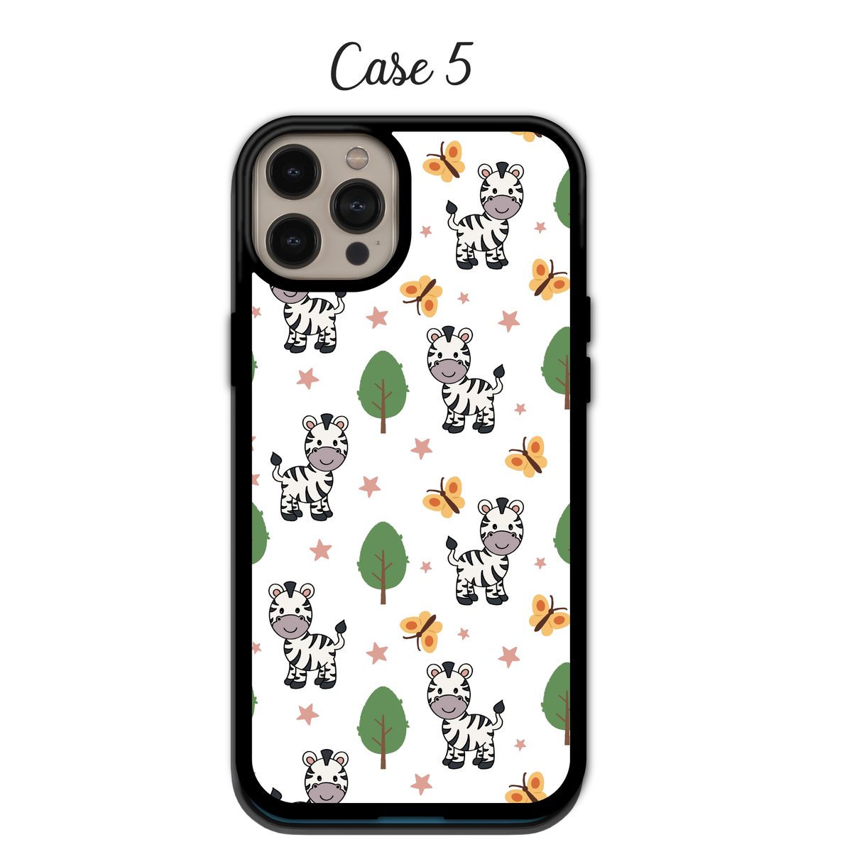 Playful Zebra & Wildflower | iPhone | Samsung | Huawei | Google Pixel | Xiaomi