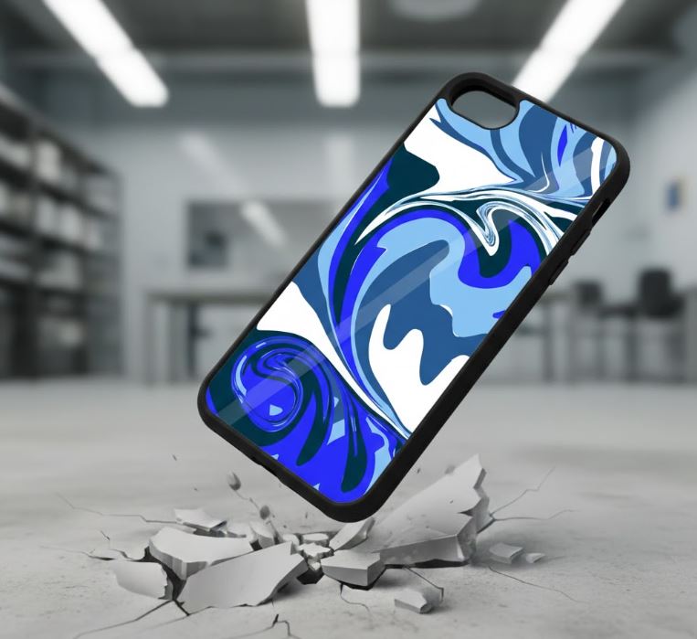 iPhone 6/6s - Marmor färgstarkt  Stöttåligt skal - D6