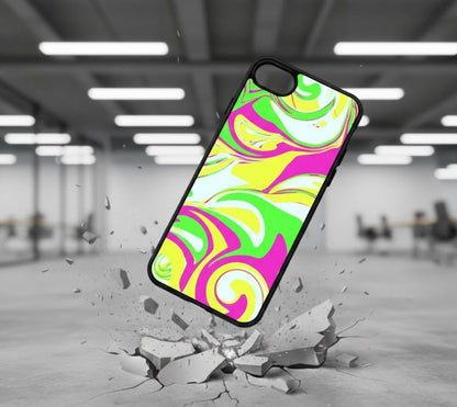 iPhone 6/6s - Marmor färgstarkt  Stöttåligt skal - D7