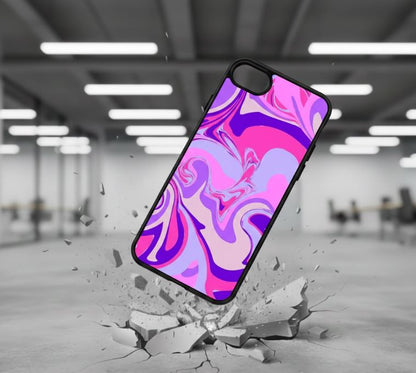 iPhone 6/6s - Marmor färgstarkt  Stöttåligt skal - D9