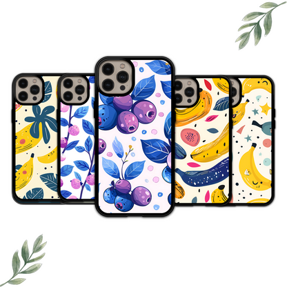 iPhone Skal - Blåbär & Banan