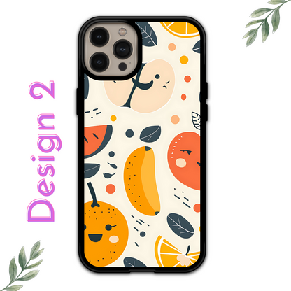 iPhone Skal - Äpple / Jordgubbar / Morot