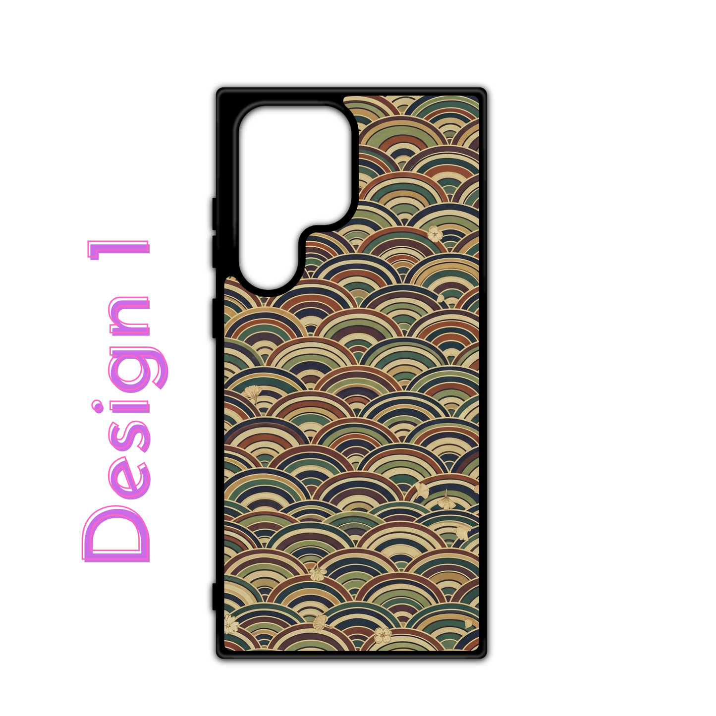 Samsung - Colorful Geometric and Scalloped Wave