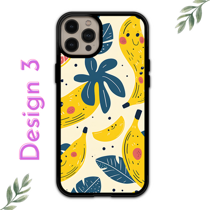 iPhone Skal - Blåbär & Banan