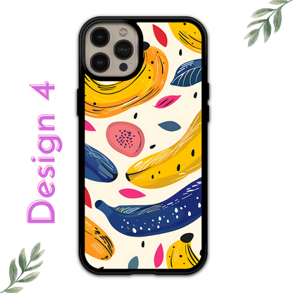 iPhone Skal - Blåbär & Banan