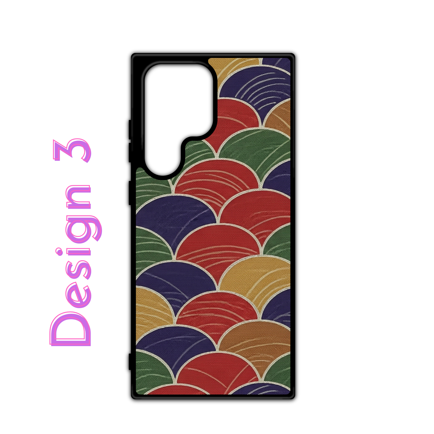 Samsung - Colorful Geometric and Scalloped Wave