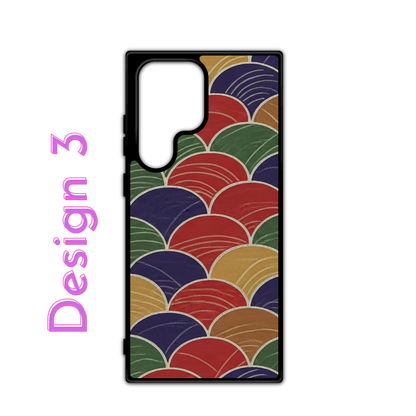 Samsung - Colorful Geometric and Scalloped Wave