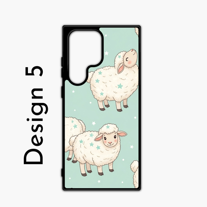 Samsung - SWEET Case - Katt, Pingviner, Bläckfisk, Får