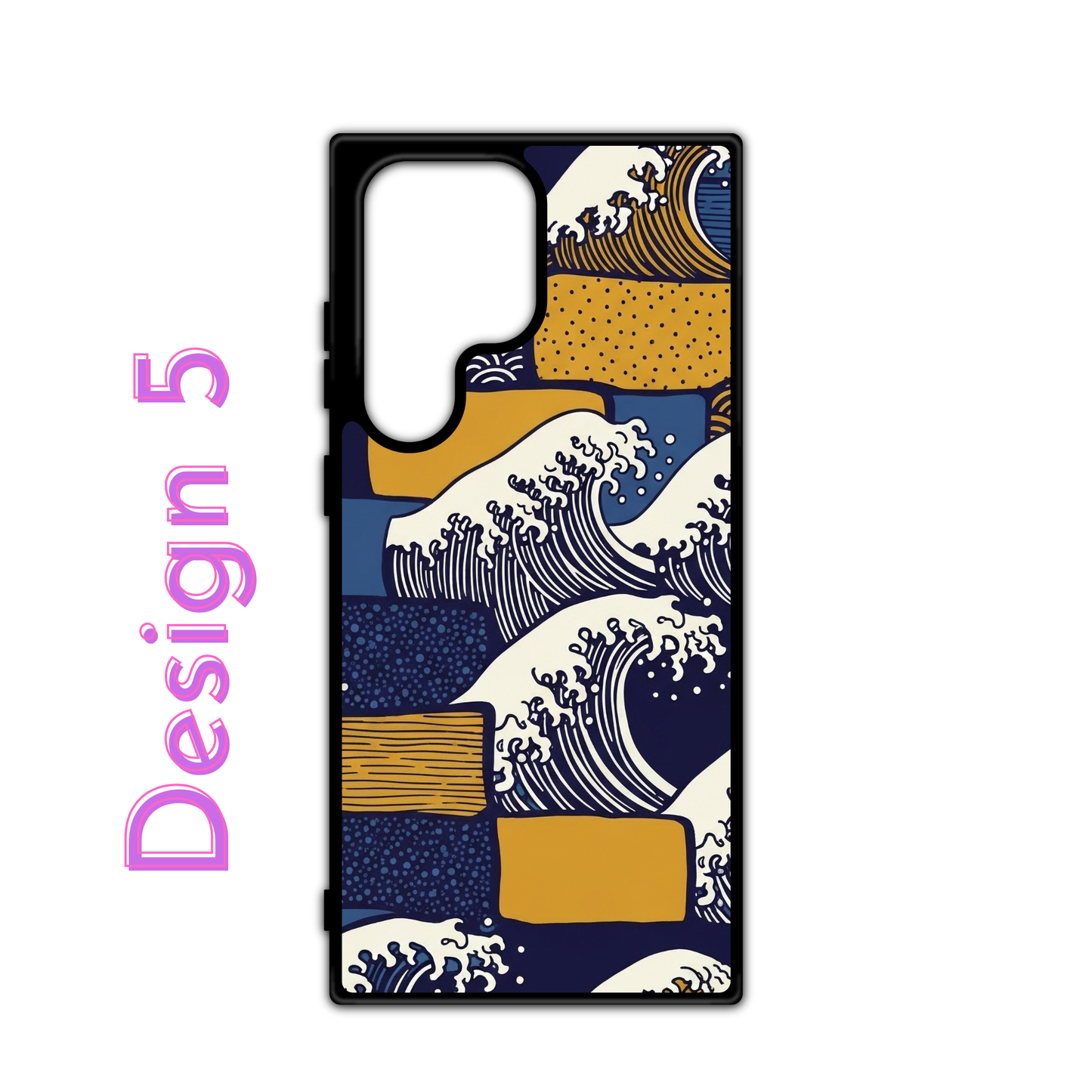 Samsung - Colorful Geometric and Scalloped Wave