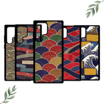 Samsung - Colorful Geometric and Scalloped Wave