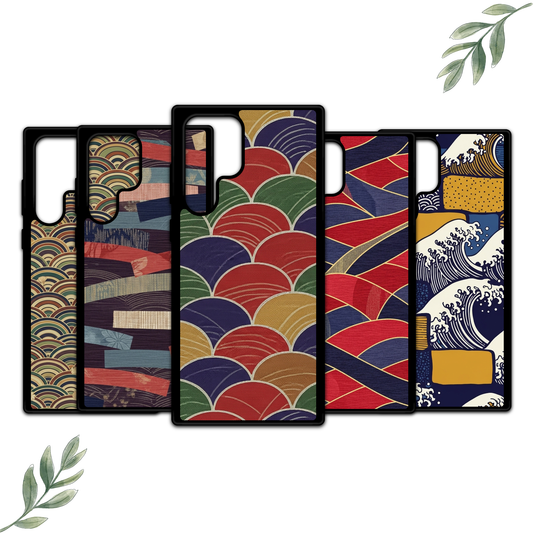 Samsung - Colorful Geometric and Scalloped Wave