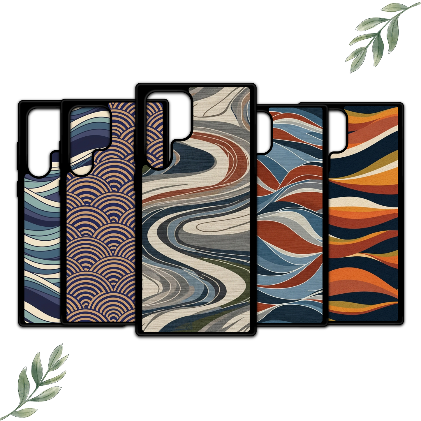 Samsung - Abstract Wave and Seigaiha