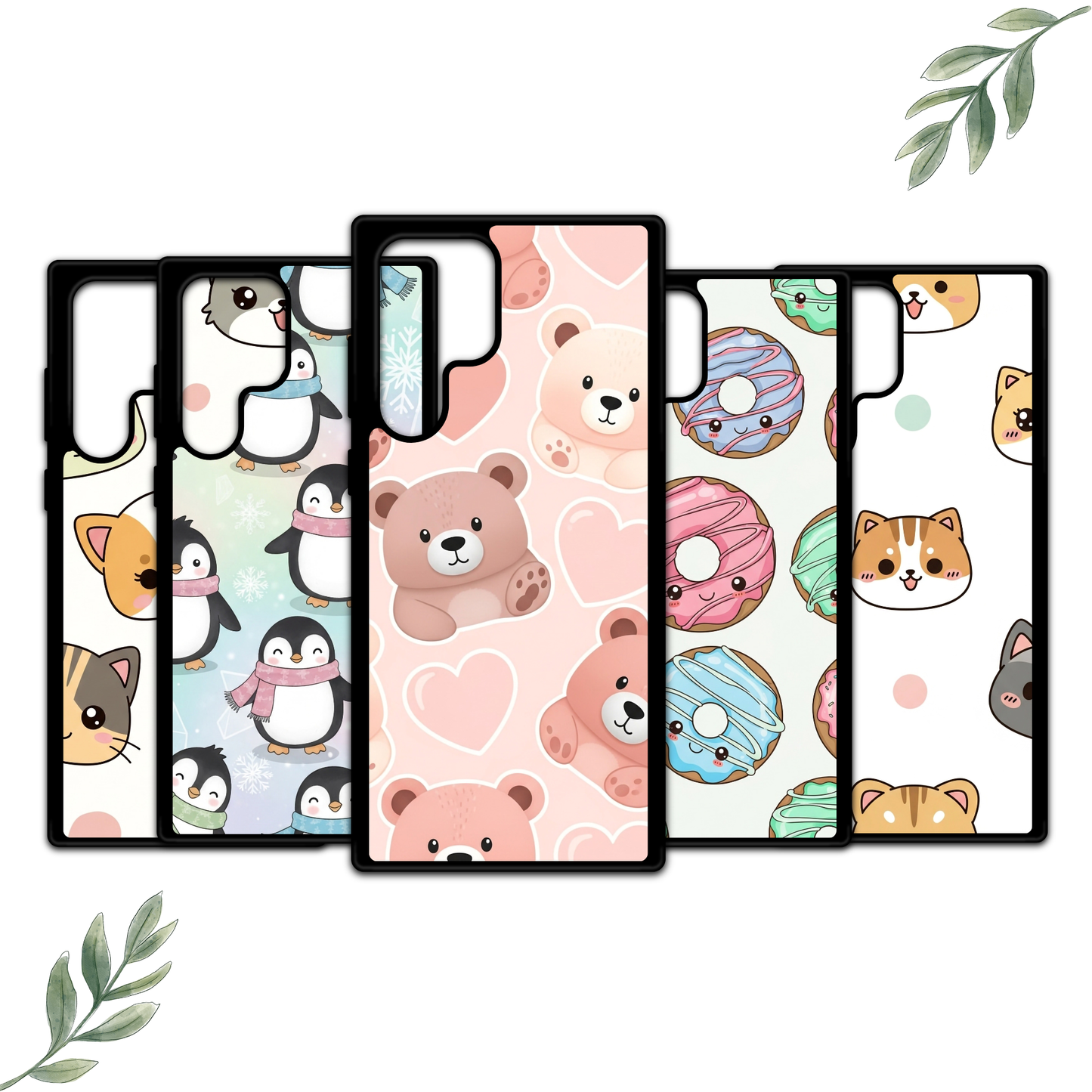 Samsung Case - Pingviner, Panda, DONUTS