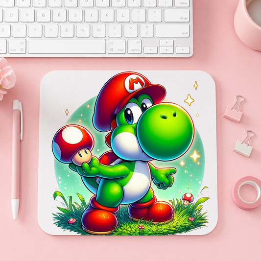 Super Mario Yoshi & Power-Up | Musmatta | 20cm x 24cm
