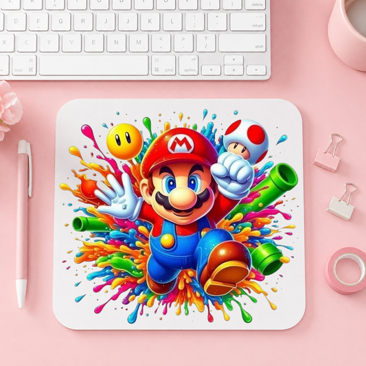 Super Mario Splash | Musmatta | 20cm x 24cm