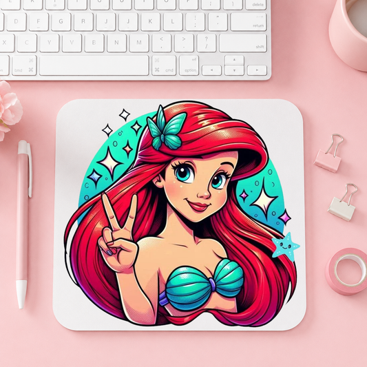 Disney Princess Ariel Peace Sign | Musmatta | 20cm x 24cm