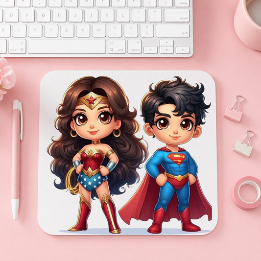 Justice League Chibi Duo | Musmatta | 20cm x 24cm