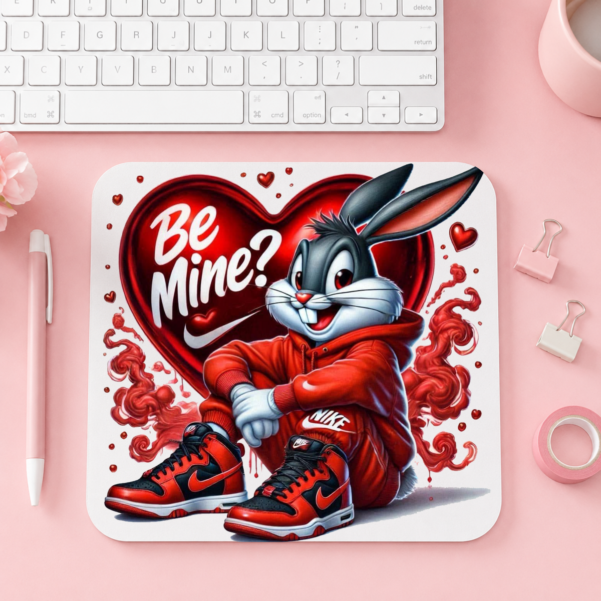 Bugs Bunny "Be Mine?" Streetwear | Musmatta | 20cm x 24cm