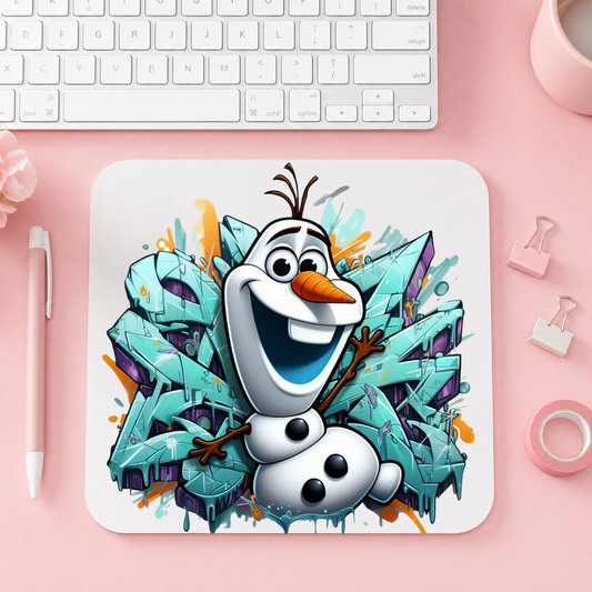 Olaf Happy Snowman Gaming | Musmatta | 20cm x 24cm