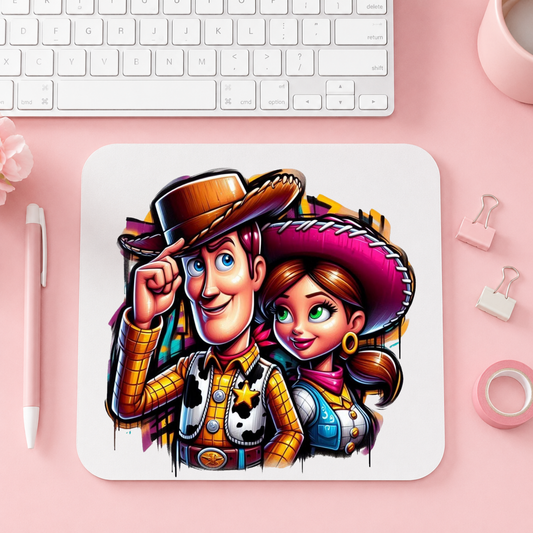 Toy Story Sheriff Woody & Jessie | Musmatta | 20cm x 24cm