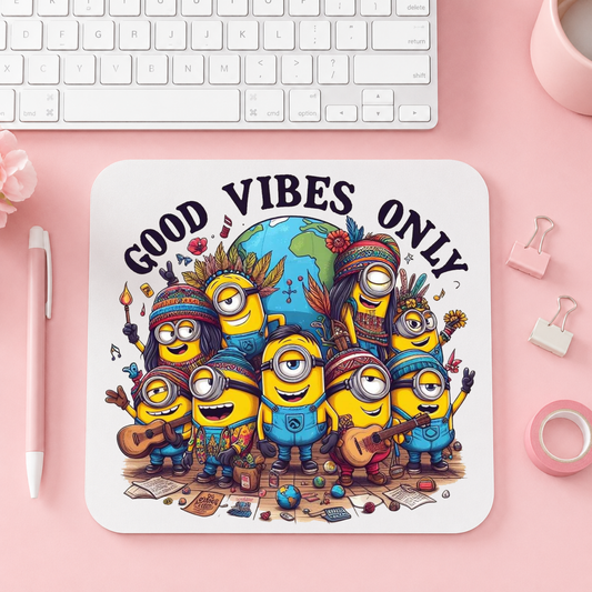Good Vibes Only & Gula Vänner | Musmatta | 20cm x 24cm