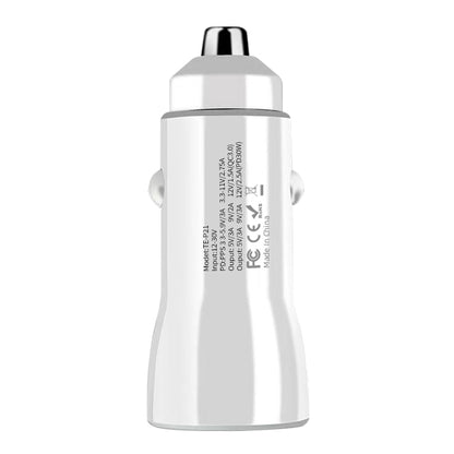 Supersnabb 30W Bilsnabbladdare – PD & QC 3.0 (Dual-Port)
