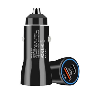 Supersnabb 30W Bilsnabbladdare – PD & QC 3.0 (Dual-Port)