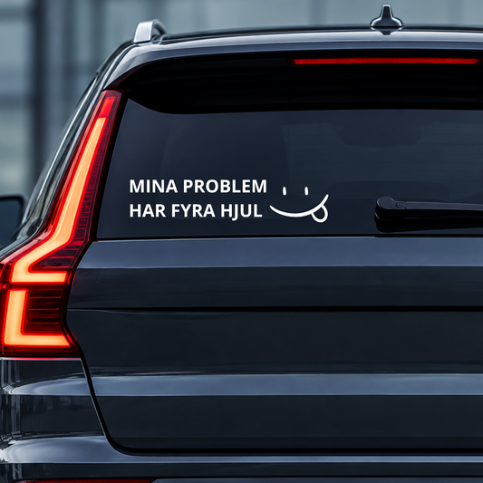 MINA PROBLEM HAR FYRA HJUL