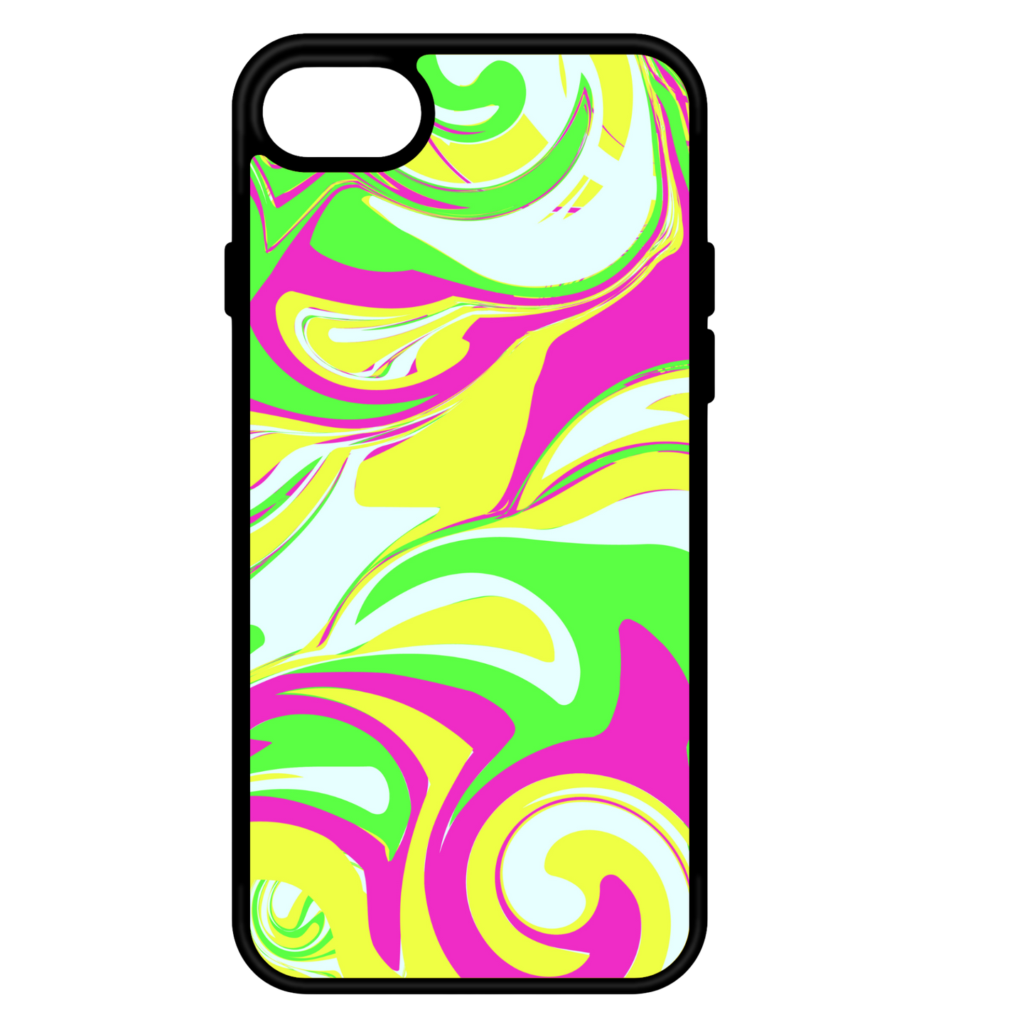 iPhone 6/6s - Marmor färgstarkt  Stöttåligt skal - D7