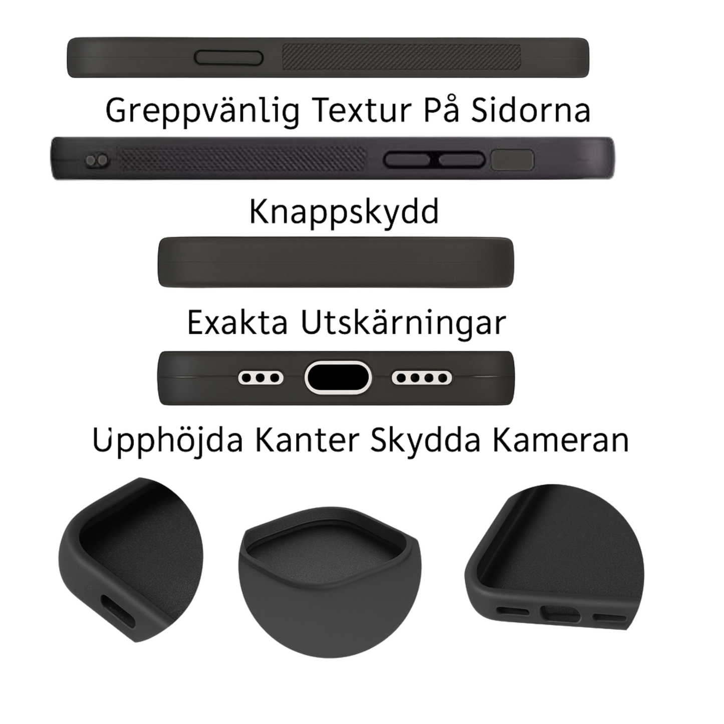 iPhone - Marble mobilskal med exklusivt mönster - ingår 1 gratis Popsocket