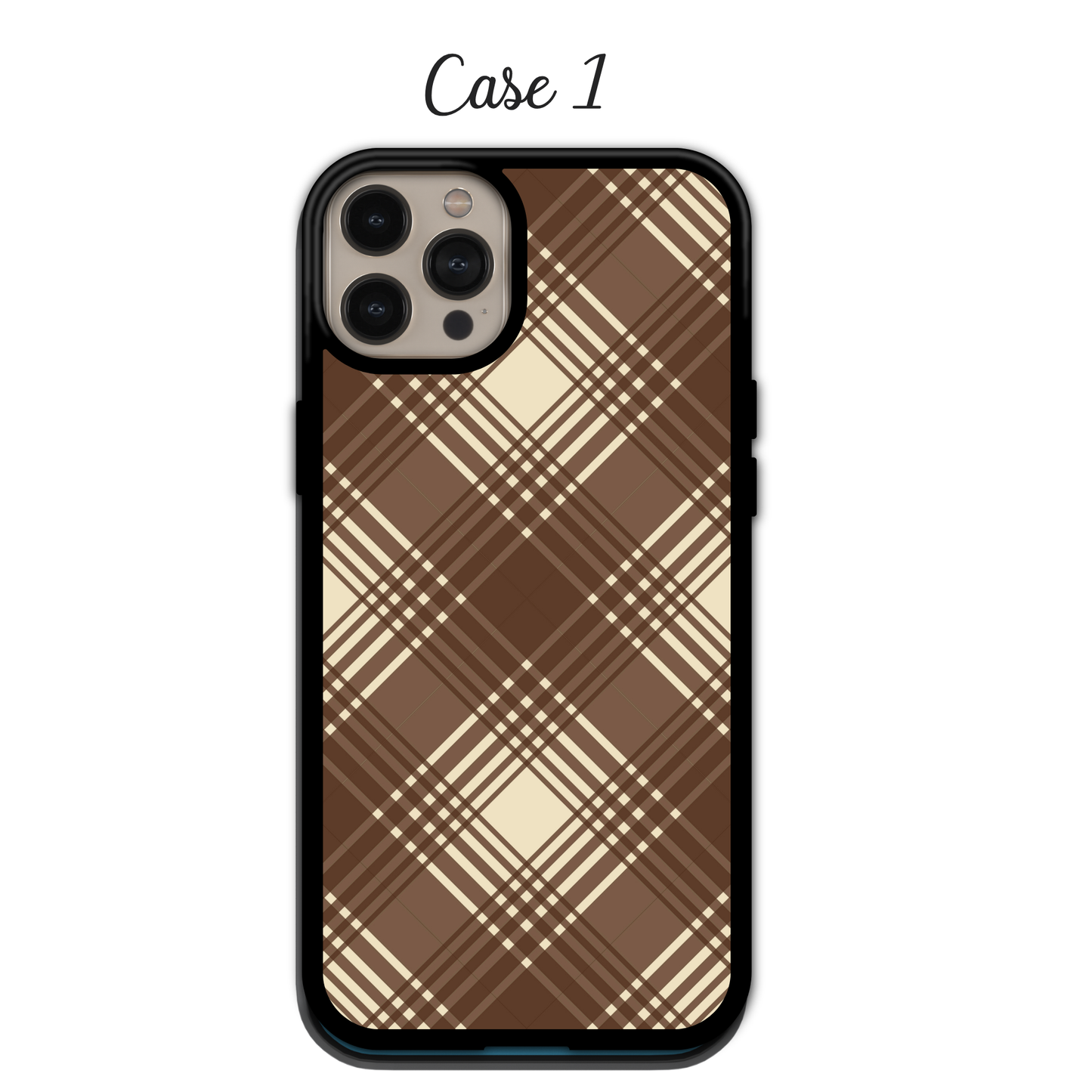 Warm Neutral Plaid | iPhone | Samsung | Huawei | Google Pixel | Xiaomi